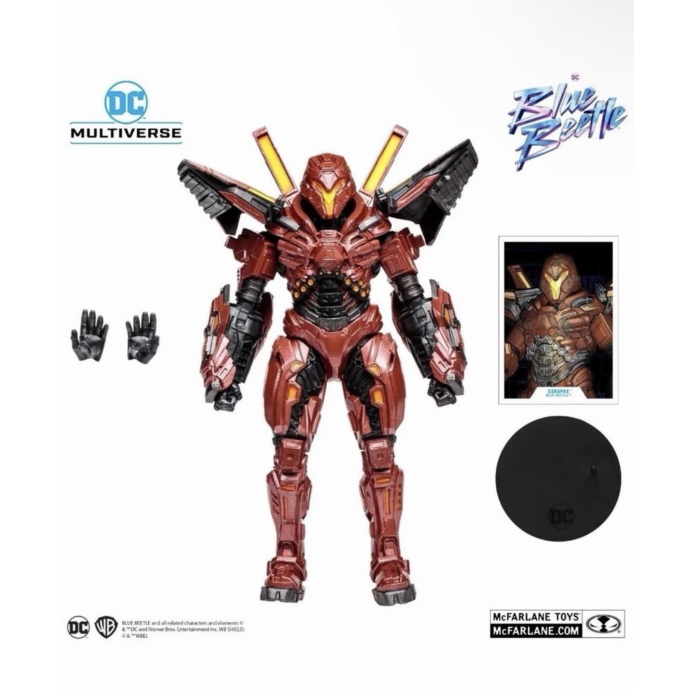 McFarlane Toys DC‎ Multiverse CARAPAX Blue Beetle NEW SEALED Megafig